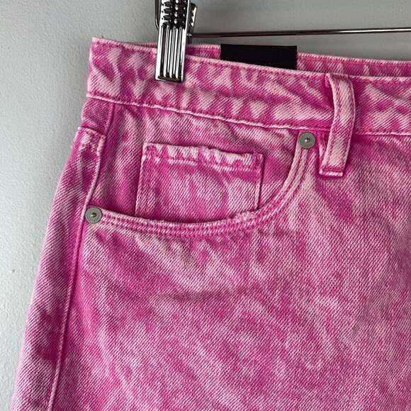 BLANKNYC The Reeve Flamingo High Rise Ribcage Shorts Size 30/10 - Picture 8 of 11